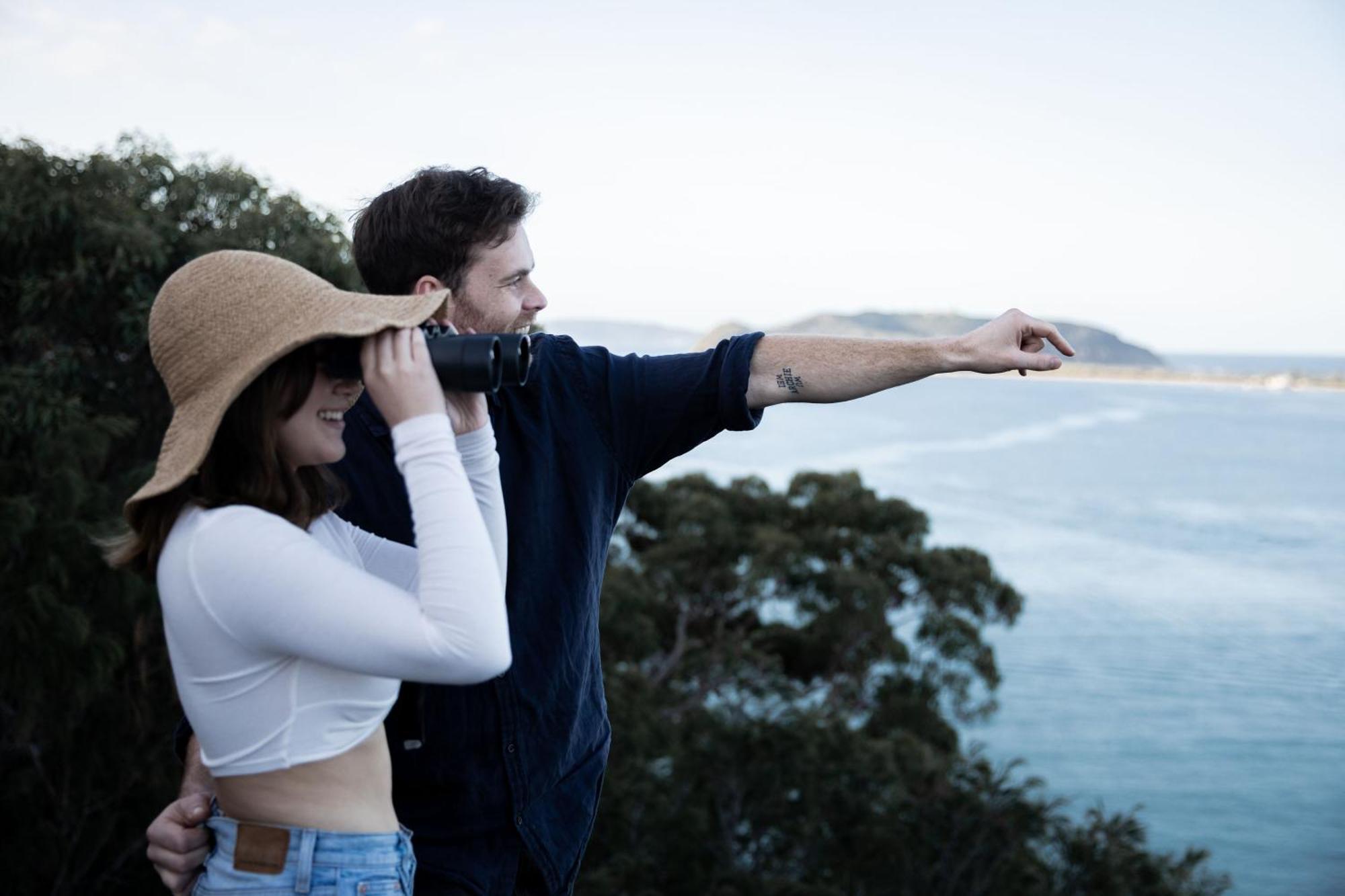 הוילה Great Mackerel Beach Cape Mackerel Cabin With Magic Palm Beach & Pittwater Views מראה חיצוני תמונה